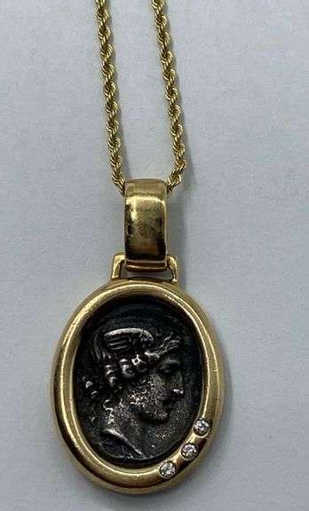 hermes god necklace